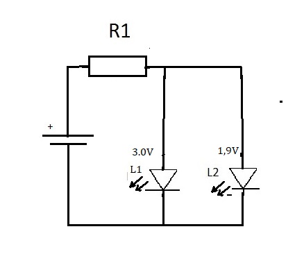 circuito en paraleo diodos